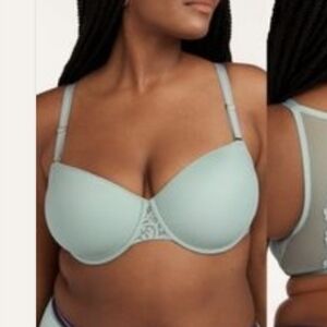 Plus Size Bra ThirdLove Artisan Lacy Racerback Bra 42D Designed In California
